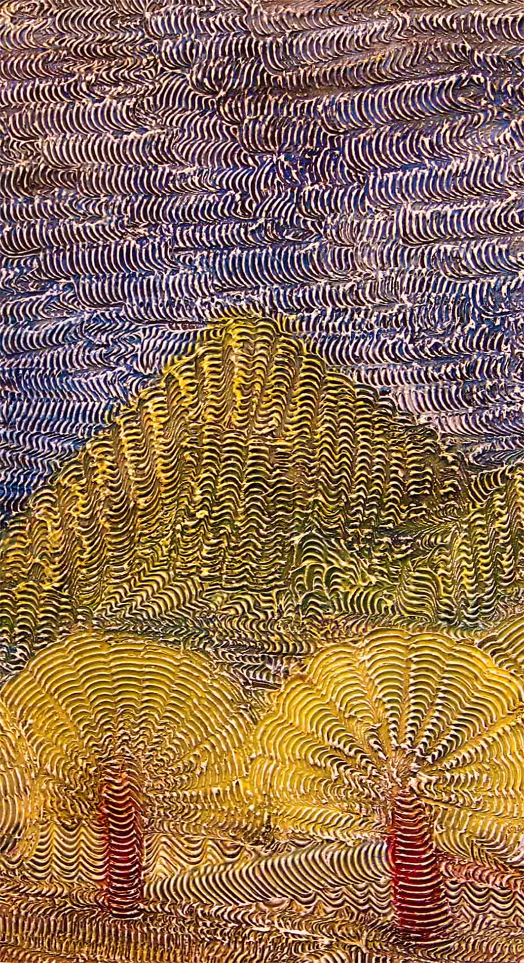 Austin Texas Art Gallery,
Multidimensional Paintings,
Photo: Painting in Relief.